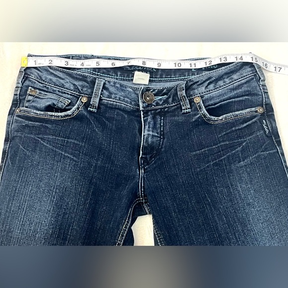 Silver Jeans Aiko Style Dark Blue Denim Boot Cut Women's Jeans Sz 30x35 - Picture 8 of 16